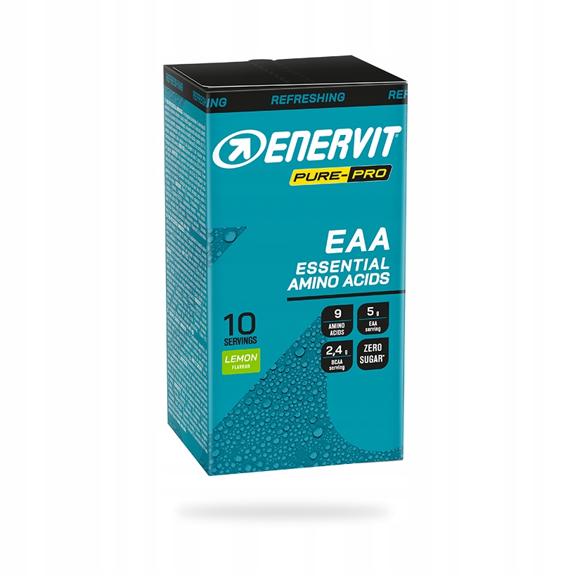Exogenní aminokyseliny Enervit Pure Pro Eaa Citron Bez cukru Vegan 10x10 g
