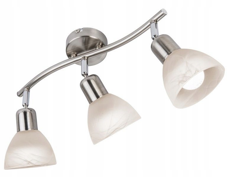 Obdélníkový stropní reflektor Reality bílý, stříbrný Daytona 820313-07