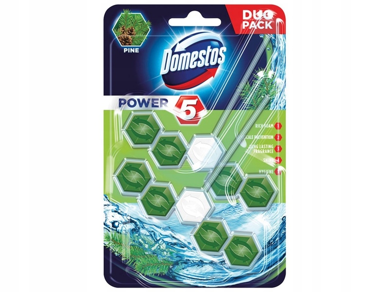 

Kostka do Wc Domestos Power 5 Pine 2x55g