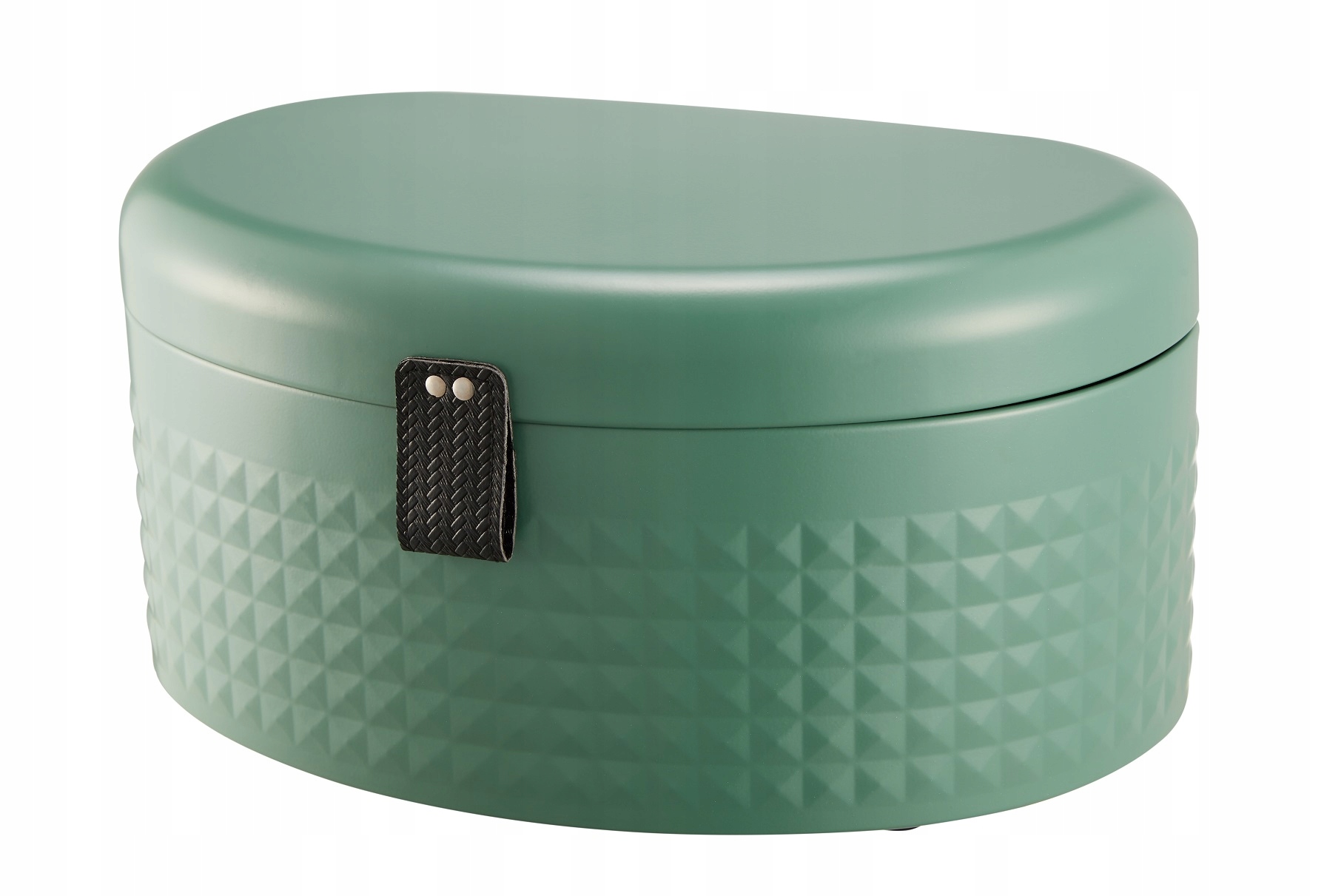 Chlebak stalowy pojemnik pieczywo DORIAN zielony