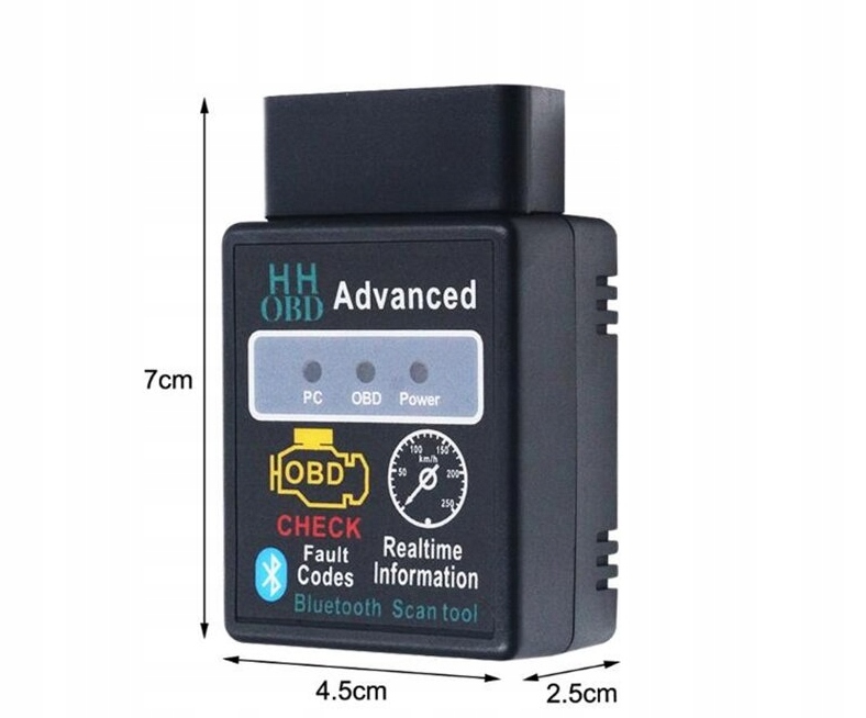 ELM327 OBD2 Interfejs BLUETOOTH PIC18F25K80 Torque Marka Konnwei