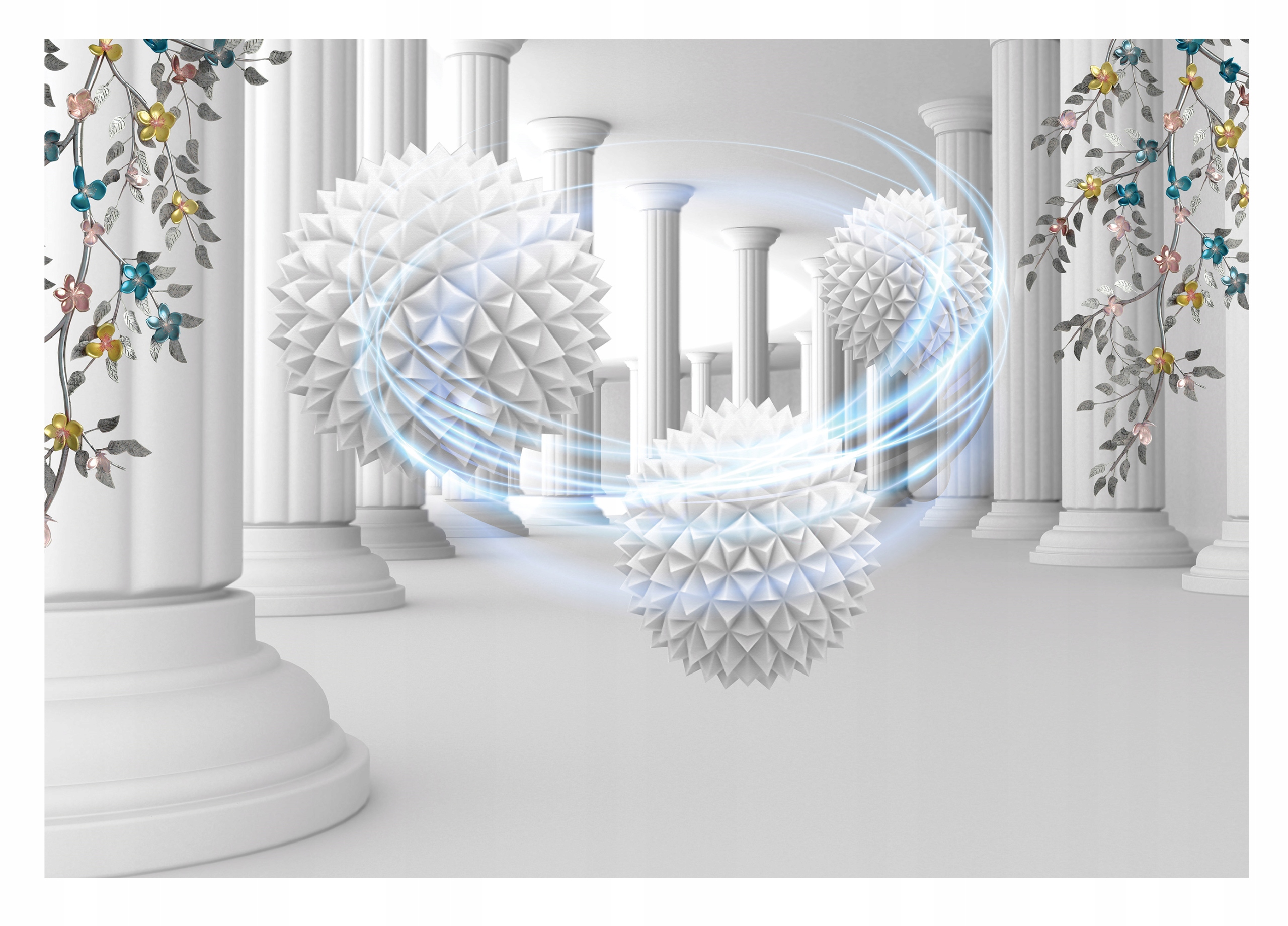 Fototapeta 3D Abstrakce Koule do ložnice 416x254