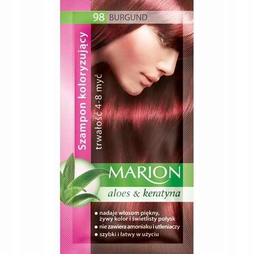 

Marion Szampon koloryzujący 4-8 myć nr 98 burgund