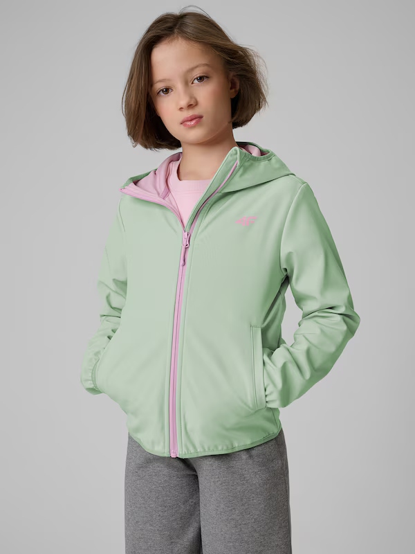Softshell kurtka dziecięca 4F Junior wiosenna Trekkingowa przejściowa 134