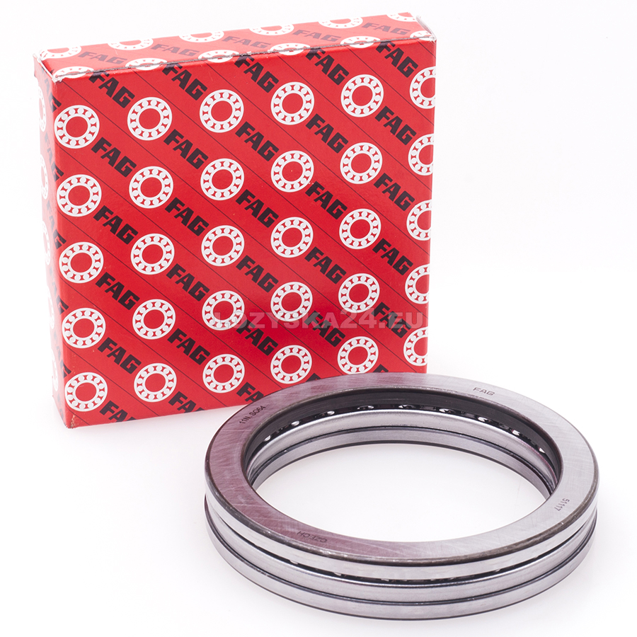 

Łożysko kulkowe oporowe 51107 Fag 35x52x12 Jakość