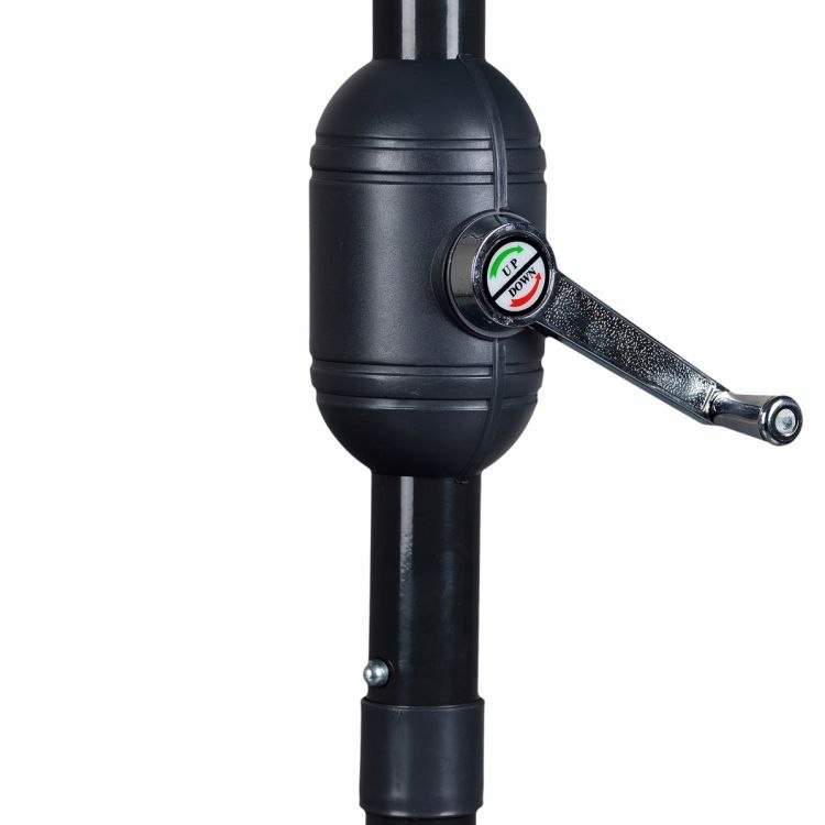 PARASOL OGRODOWY DUŻY SKŁADANY PÓŁ-PARASOL ŚCIENNY NA TARAS 2,7M ZIELONY Model ŚCIENNY