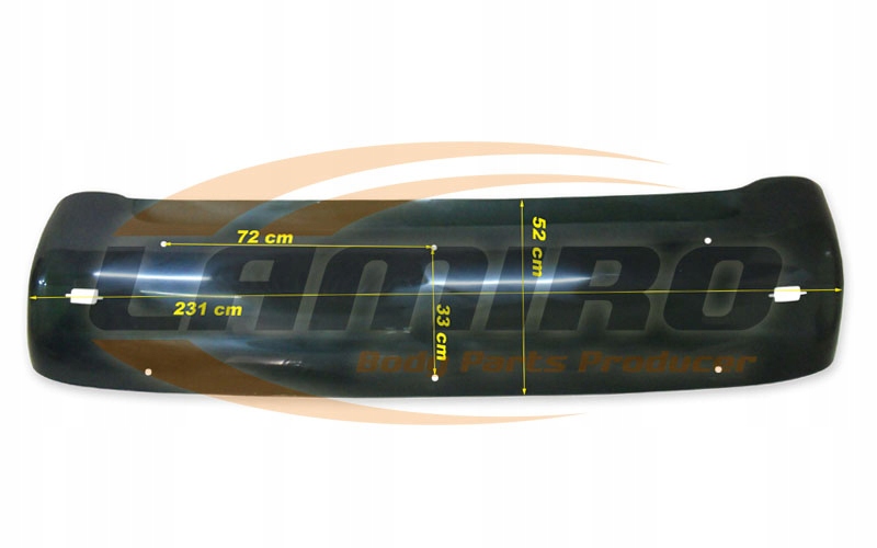 MERCEDES ACTROS MP1 OSŁONA PRZECIWSŁONECZNA SPOILER BLENDA NISKA KABINA