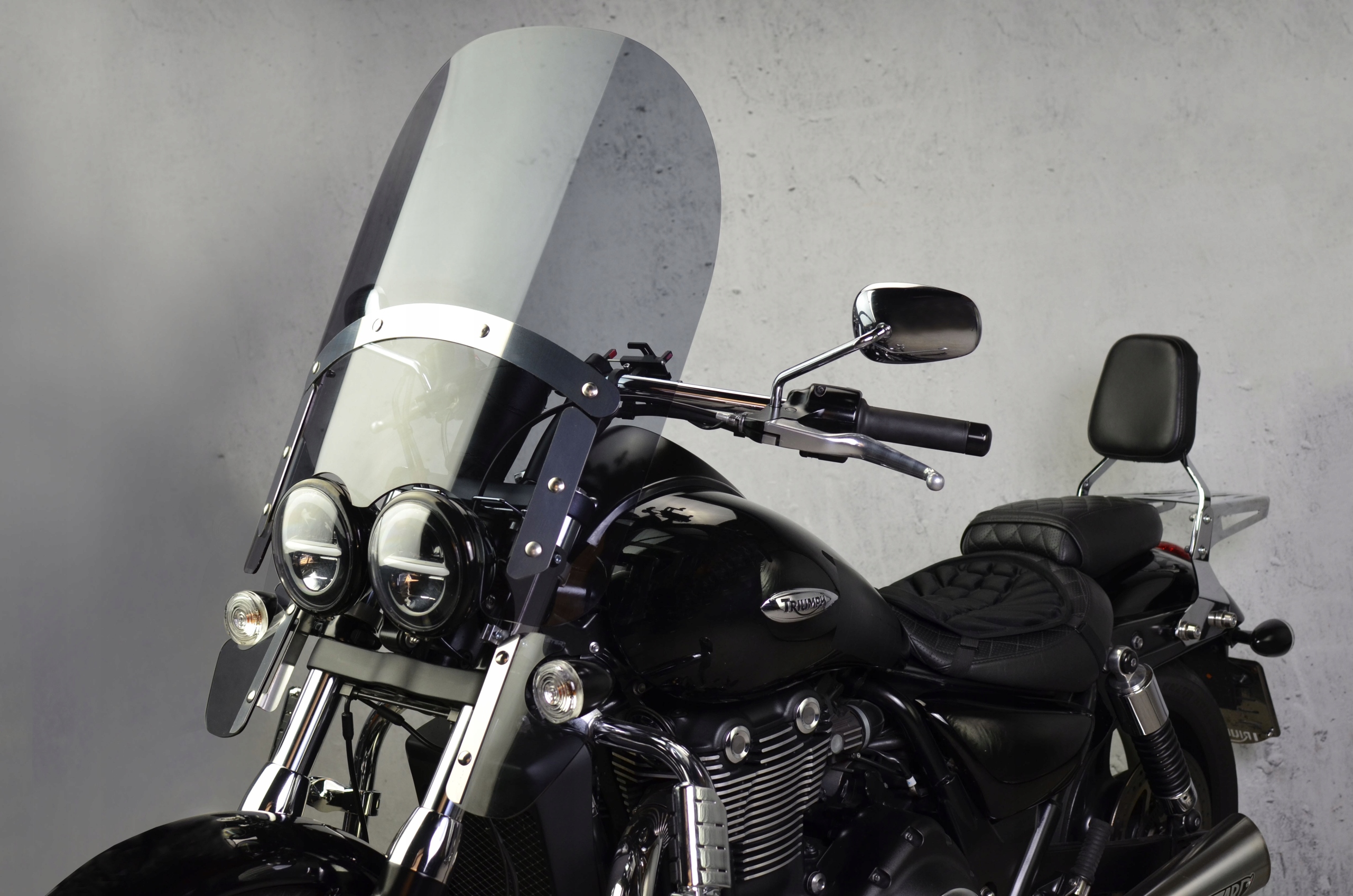 Loster motocyklové sklo deflektory kolien Triumph Thunderbird Storm 1700