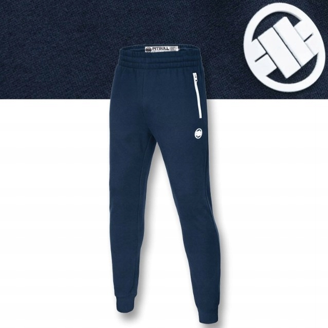 Męskie Spodnie dresowe Pitbull dres Hatton kieszenie z zamkami 3XL