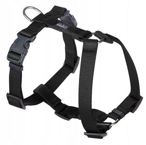 Postroj Pro Psa Guard Nastavitelný, Silný, Černý Velikost L Šířka 2.5 CM