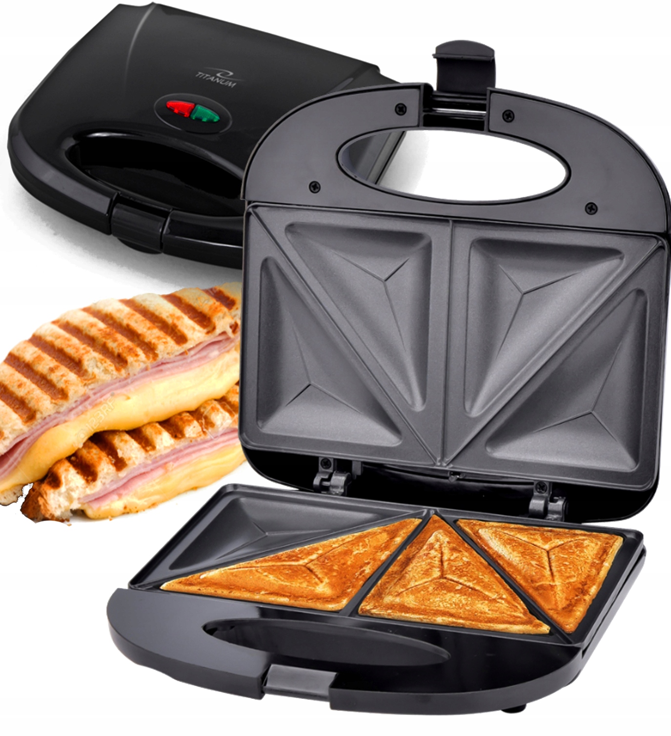 

Toster Opiekacz Do Kanapek Sandwich Titan Auto!