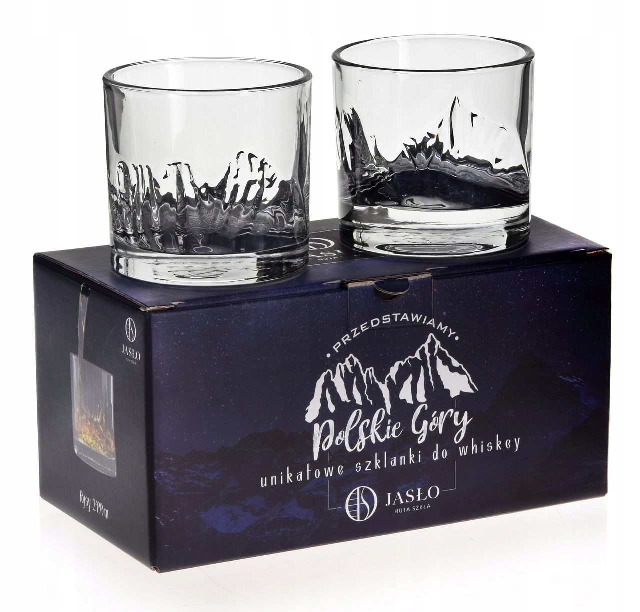

Szklanki do whisky Jasło Polskie Góry Giewont Rysy