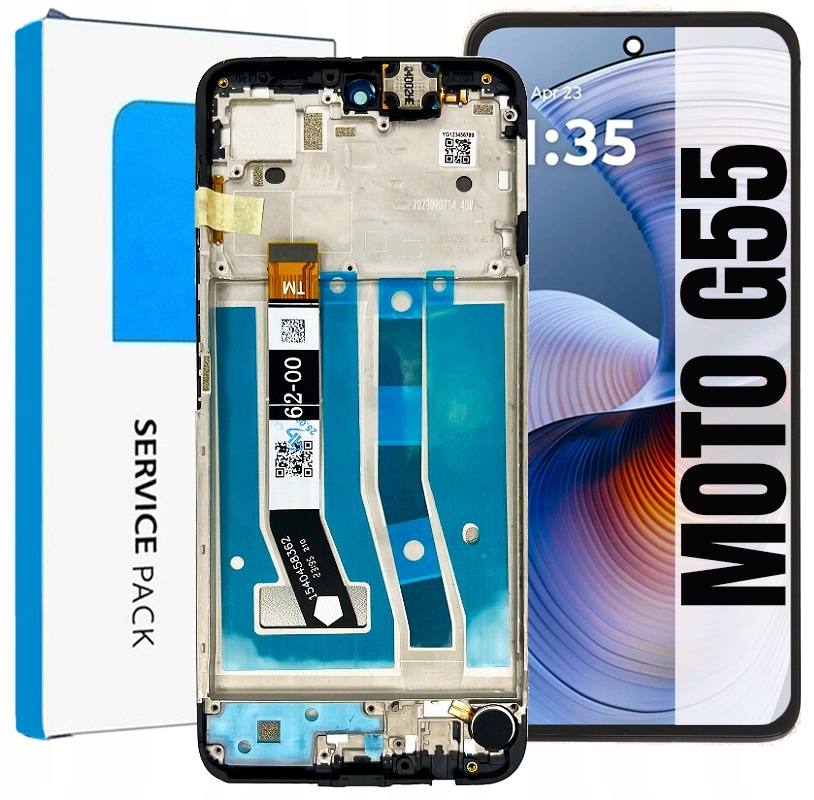 Displej Pro Motorola Moto G55 XT2435 Originální LCD Displej Rámeček