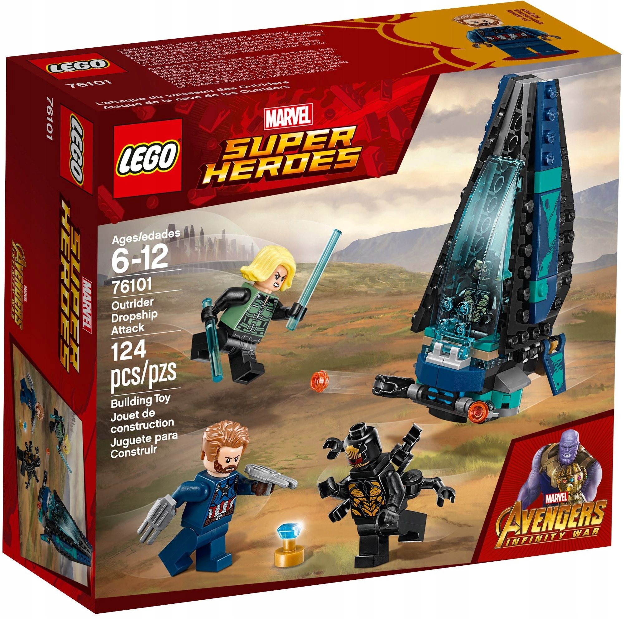Lego Heroes 76101 Útok lodi Outriderů Nové