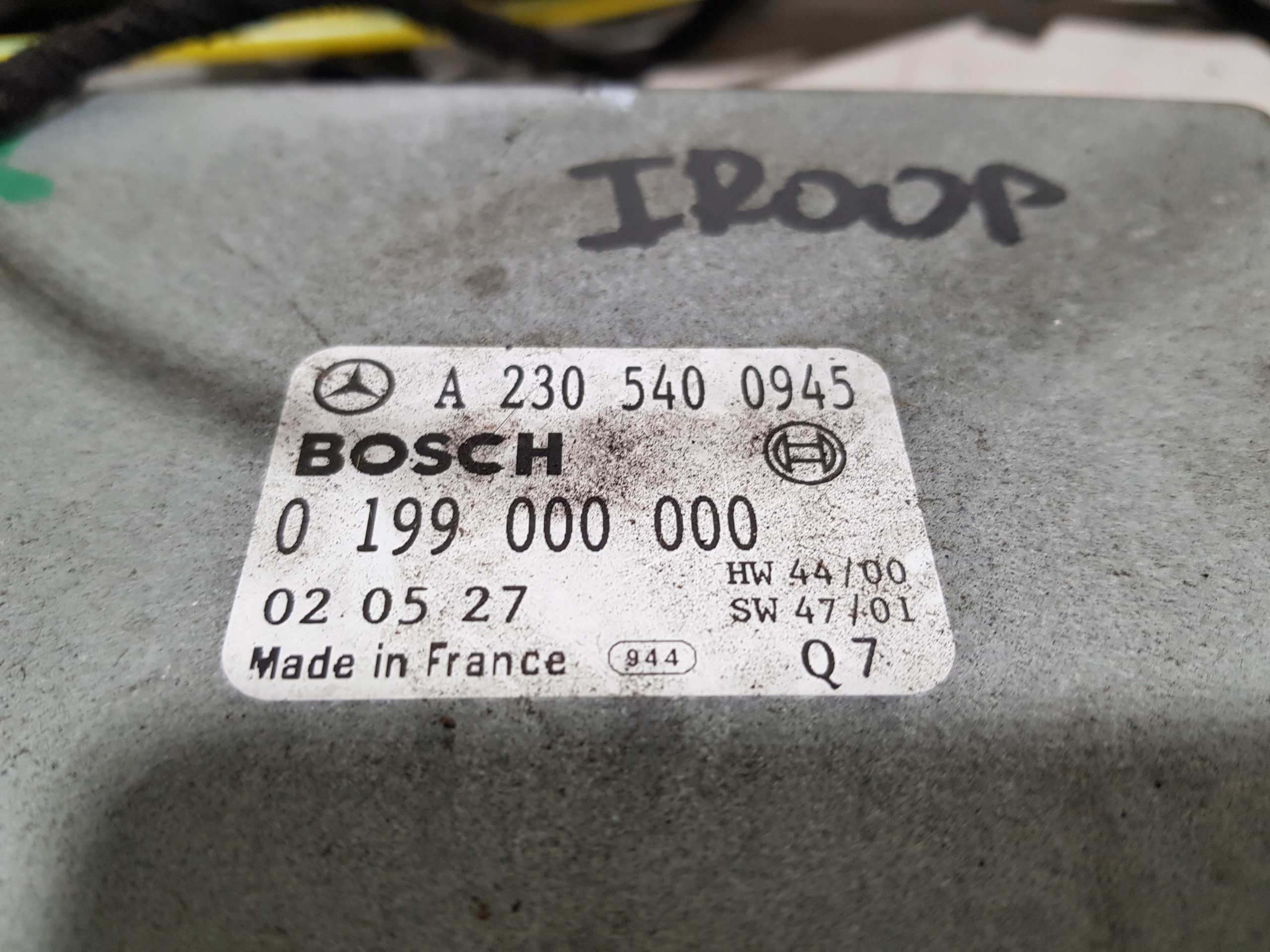 modulo LADOWANIA per batteria BCM A2305400945 MERCEDES SL R230 cablaggio