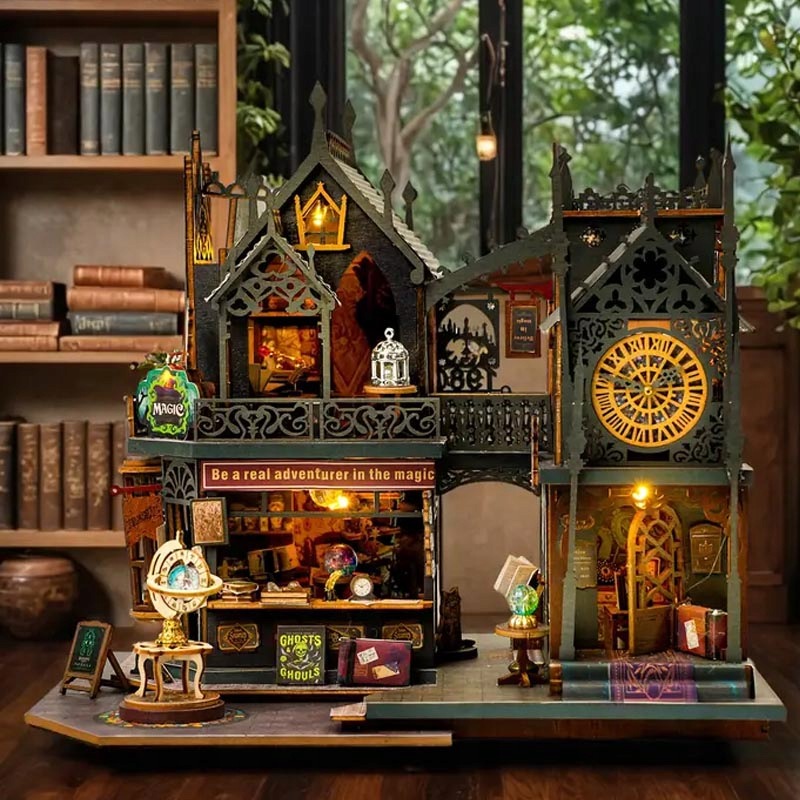 Miniaturowy Domek Gildia Czarów i Proroctw Magia Alchemia Zestaw Kreatywny