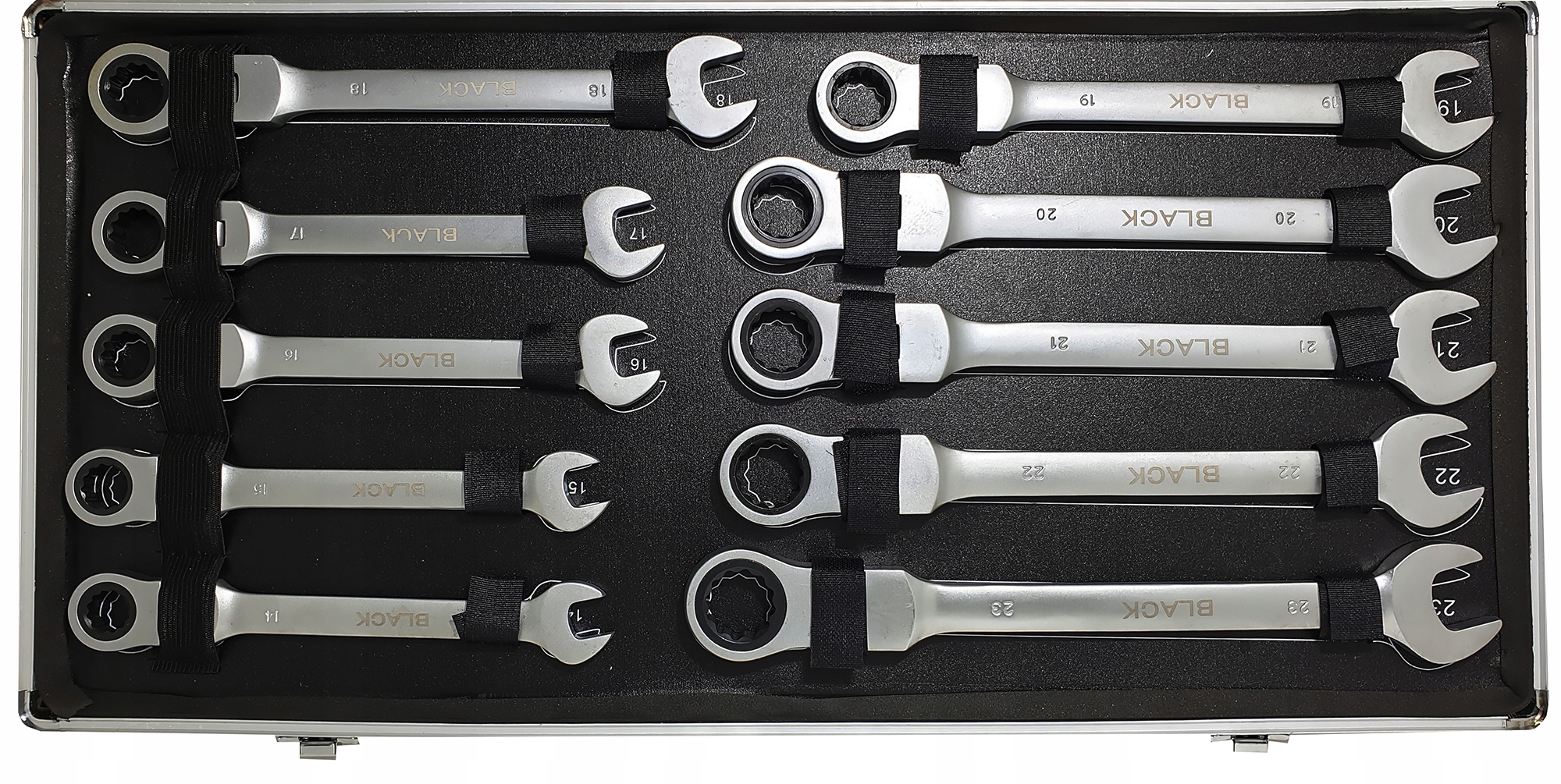 KLUCZE PLASKO OCZKOWE Z GRZECHOTKA LAMANE 6 32mm Producent code 16206