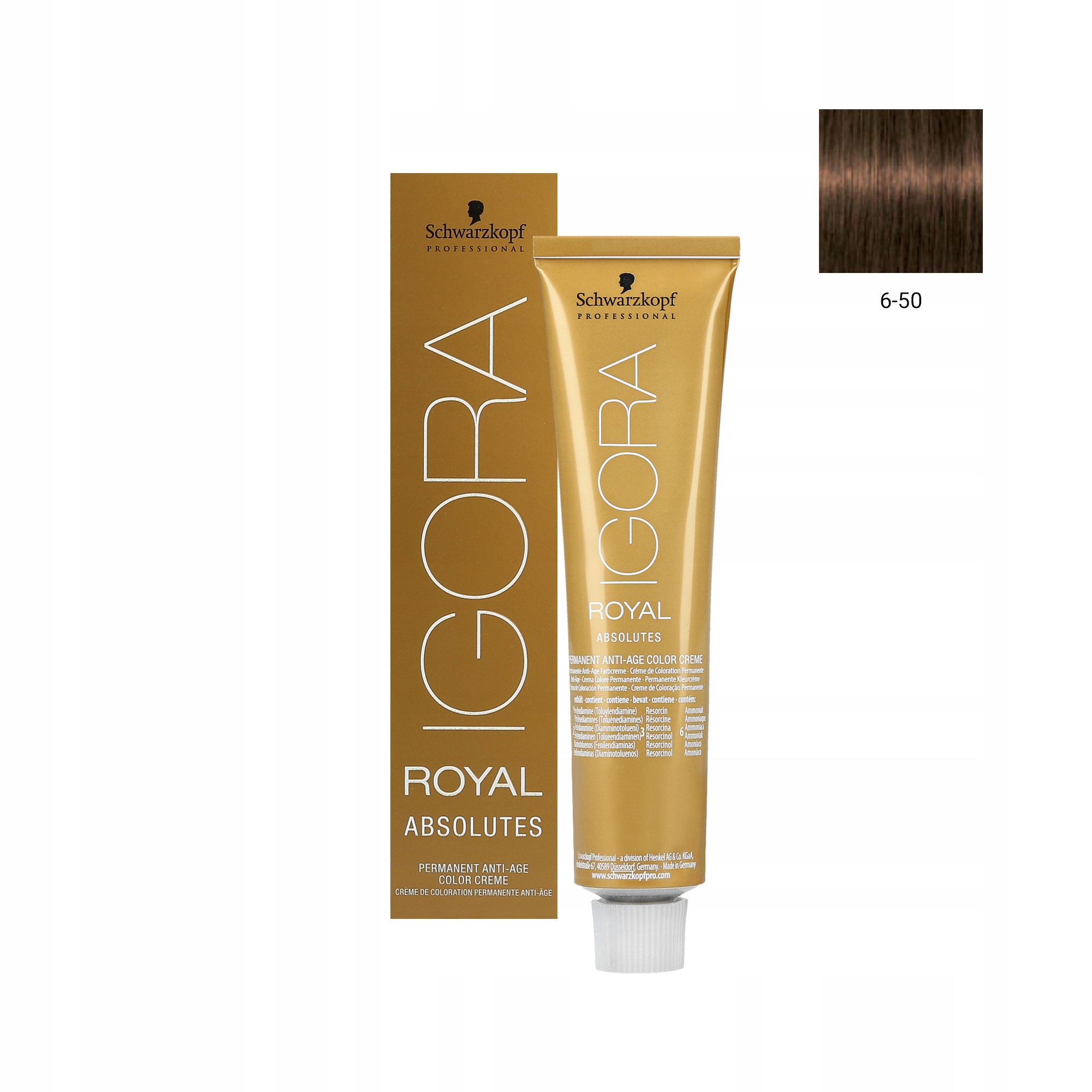 

Schwarzkopf Igora Royal Absolutes Farba 6-50 60 ML