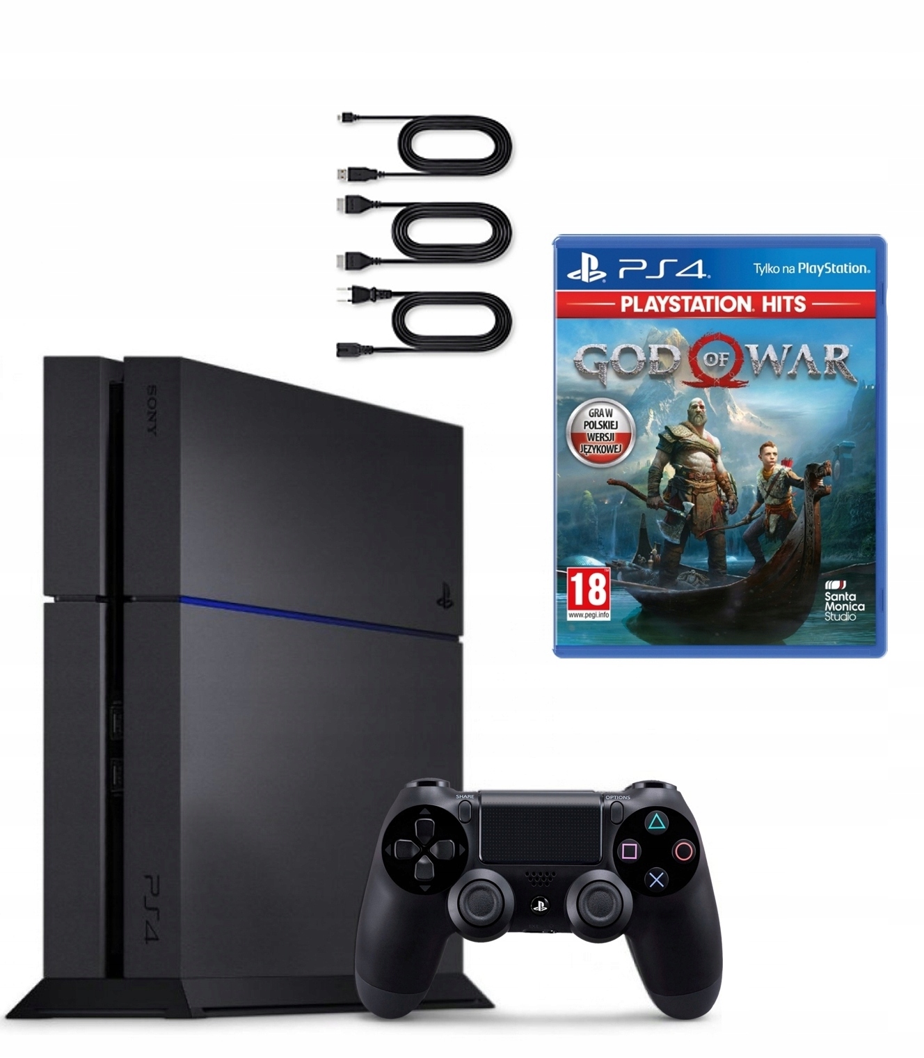 PLAYSTATION 4 PS4 1000GB/1TB HDR + PAD + GOD OF WAR