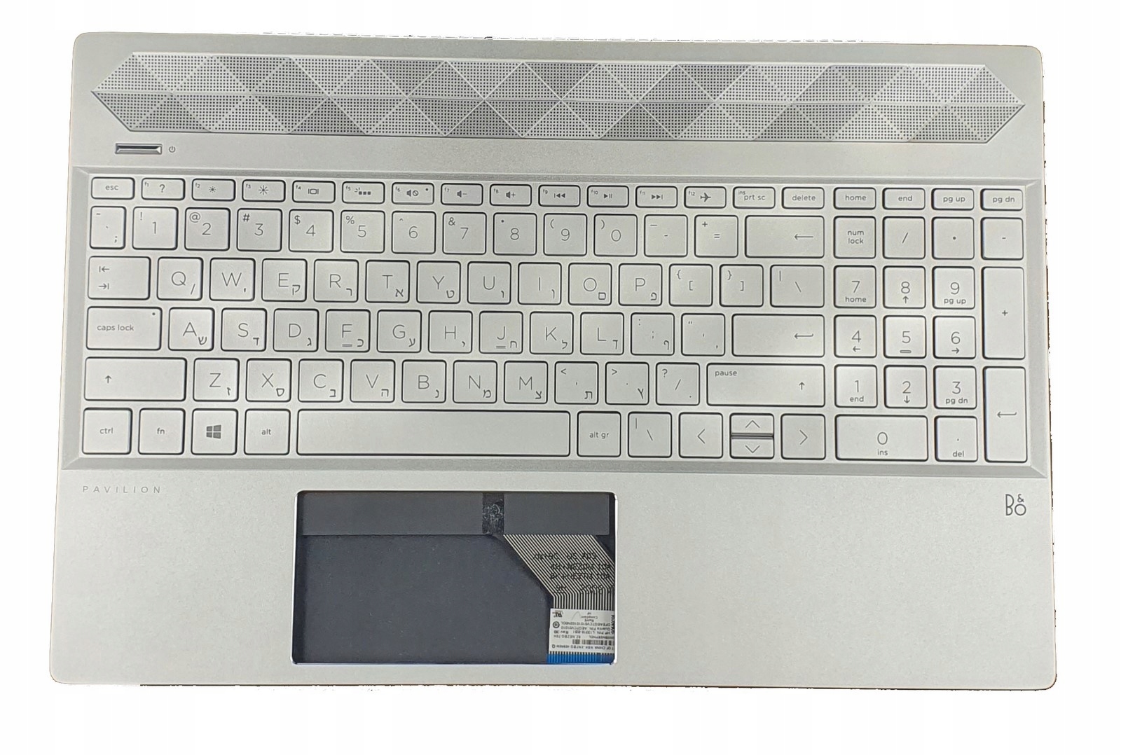 Hp Pavilion 15-CS 15-CW palmrest kryt klávesnice