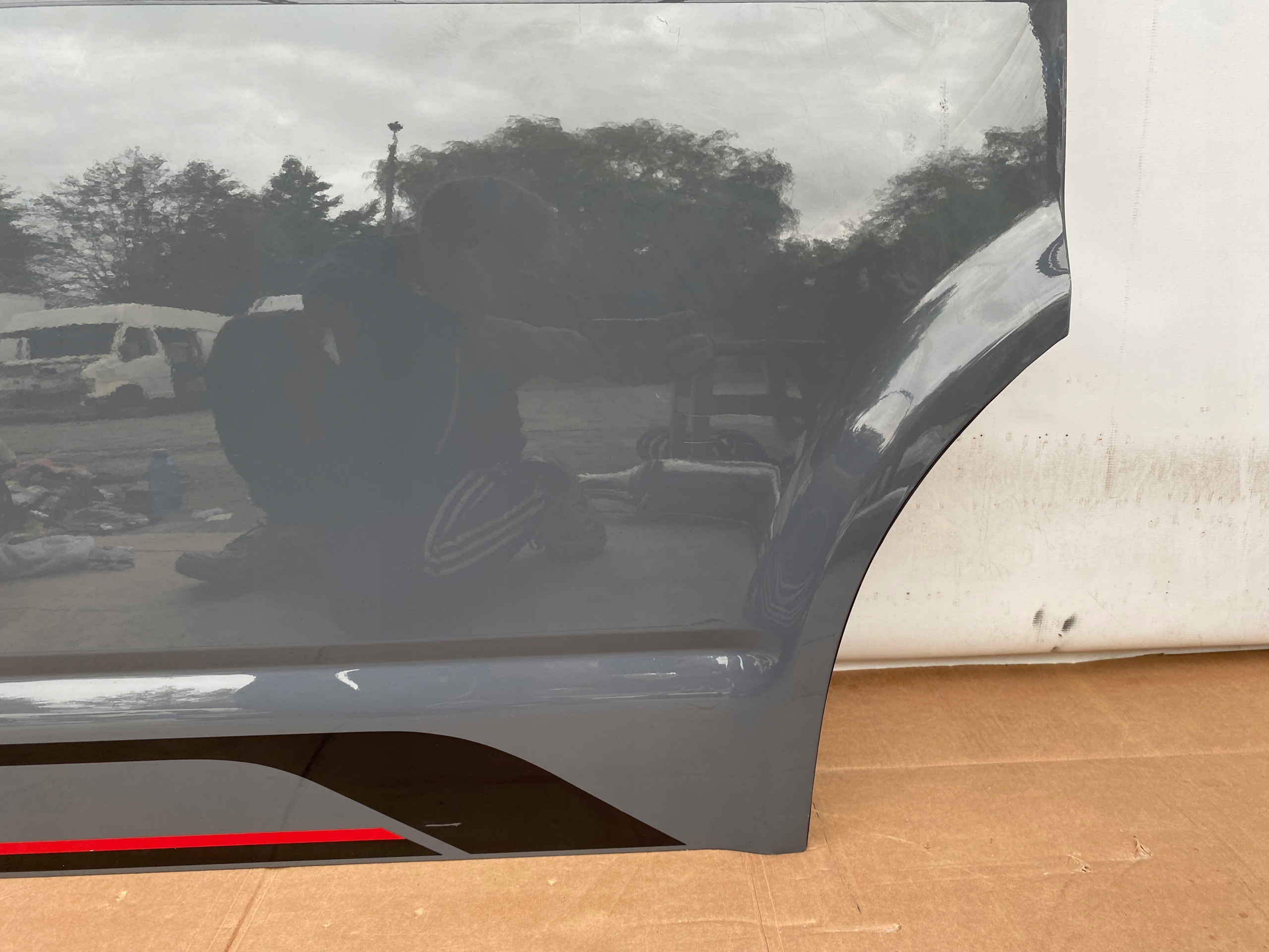 VW T6 TRANSPORTER MULTIVAN 15- door front right graphitic ORYGINALNE