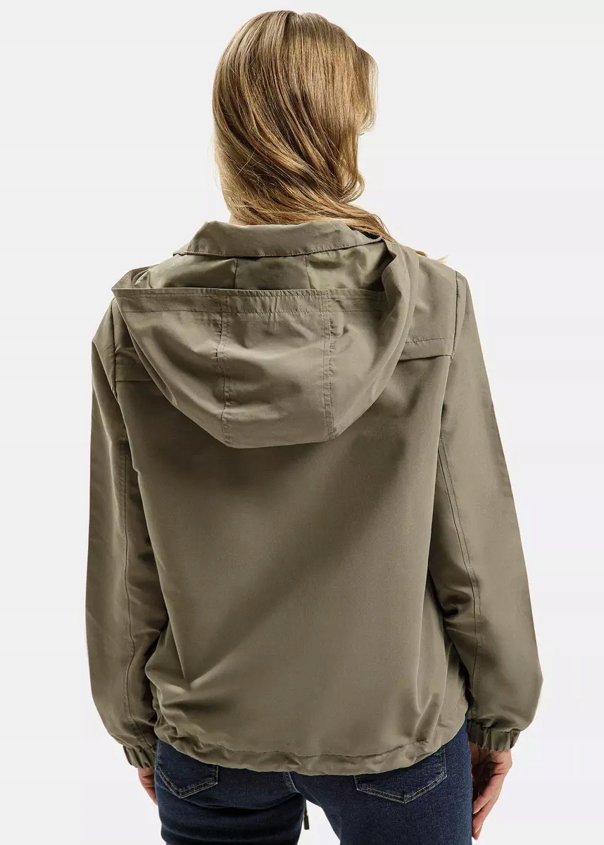 Dámská jarní větrovka Cross Jeans 81274 Khaki (002) XL