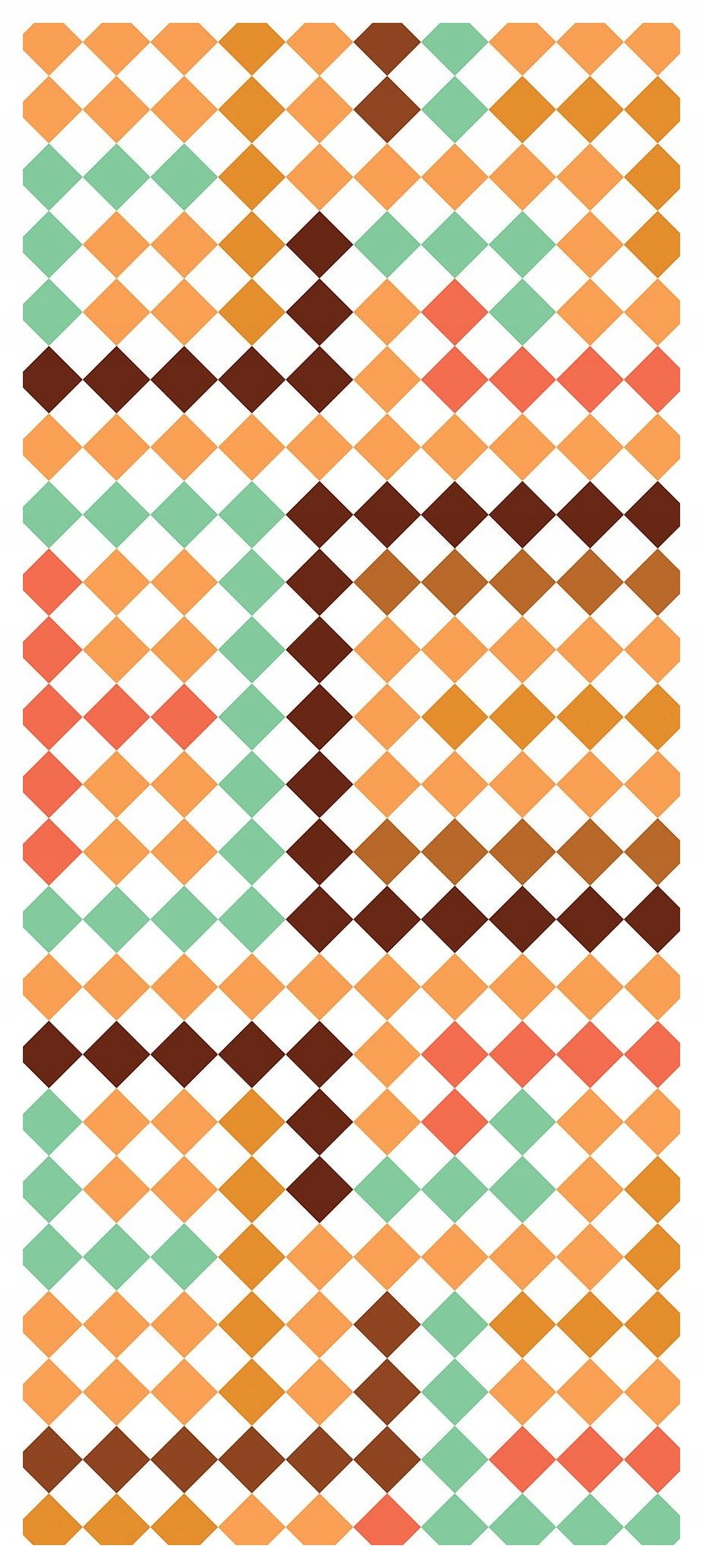 Fototapeta Geometrické Romby Abstrakce Barevné Vzory 91x211 lepidlo