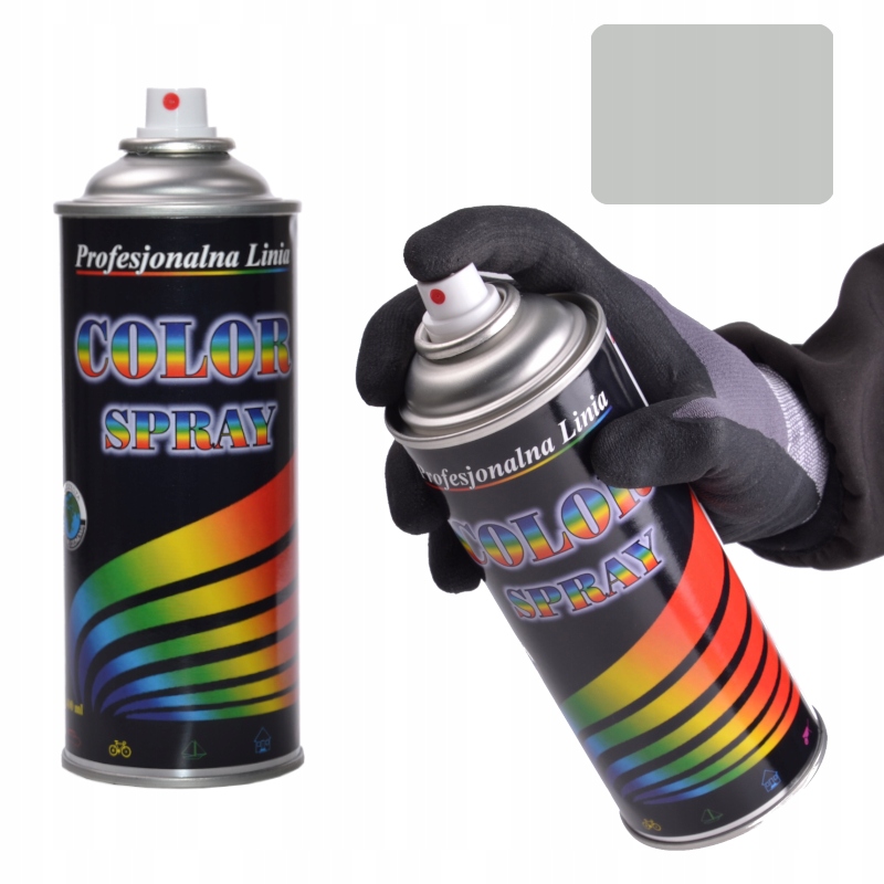 Color Spray Lakier Farba Ral 7035 Szary