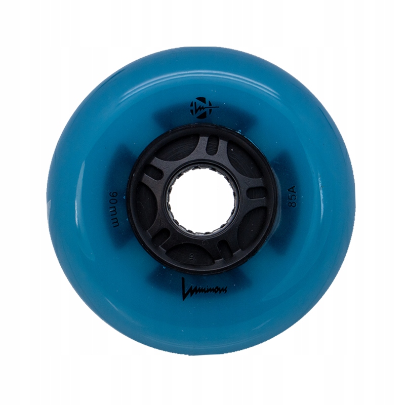 KOŁO ŚWIECĄCE DO ROLEK LUMINOUS BLUE GLOW 90MM FLUORESCENCYJNE