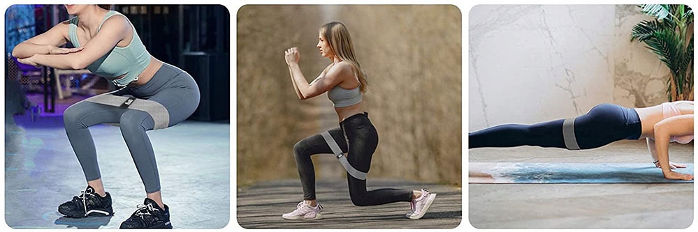 ZESTAW 3 GUMY OPOROWE DO ĆWICZEŃ MATERIAŁOWE HIP BAND MOCNE TAŚMY FITNESS Waga produktu z opakowaniem jednostkowym 1 kg