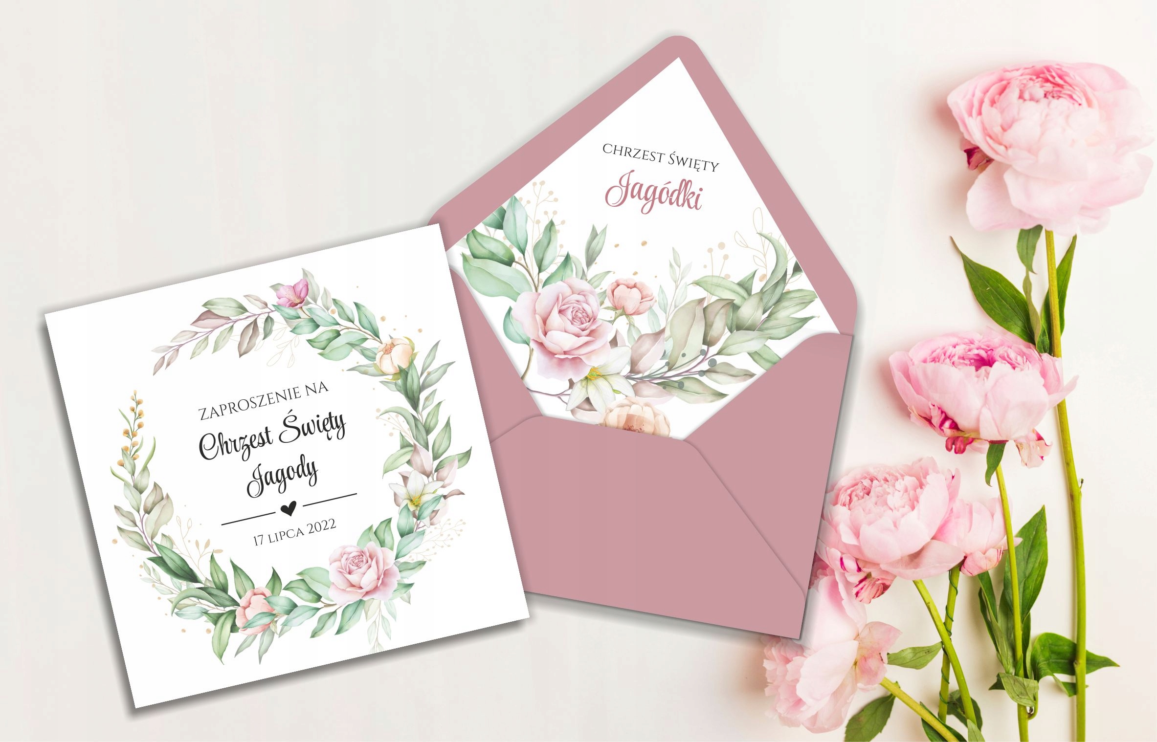 Dekoracyjna wkładka do koperty - usługa dodatkowa Kolor wielokolorowy