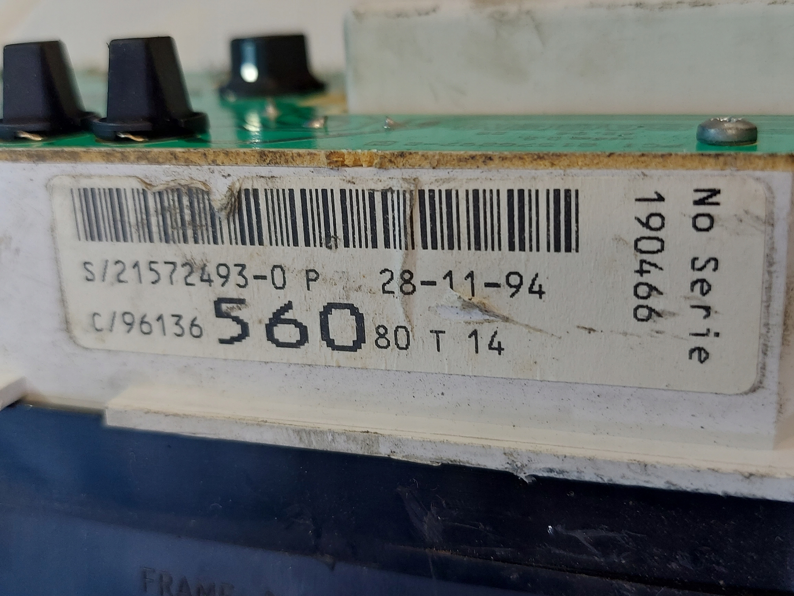 dials clock CITROEN XSANTIA 1.8 and 9613656080