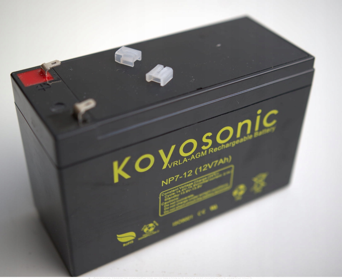 KOYOSONIC AKUMULATOR AGM NP7-12 7Ah 12Volt