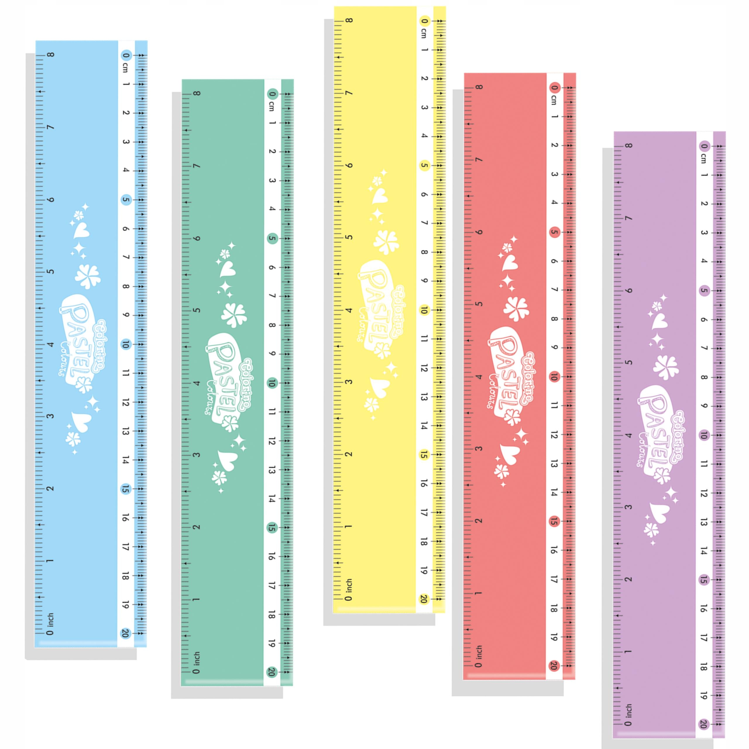 

Linijka Colorino Pastelowe 20 cm