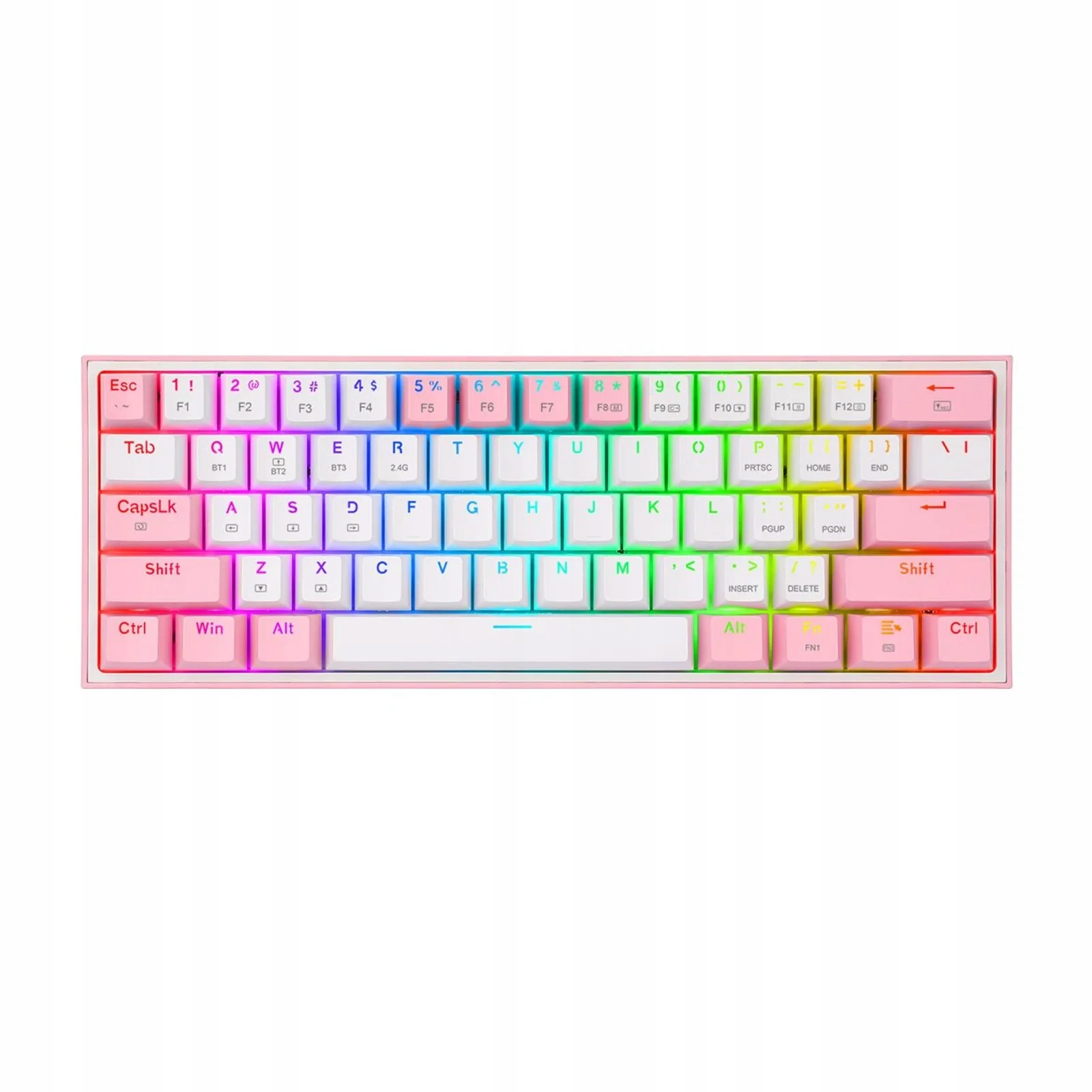 Klávesnice Redragon K616 Fizz Pro white/pink