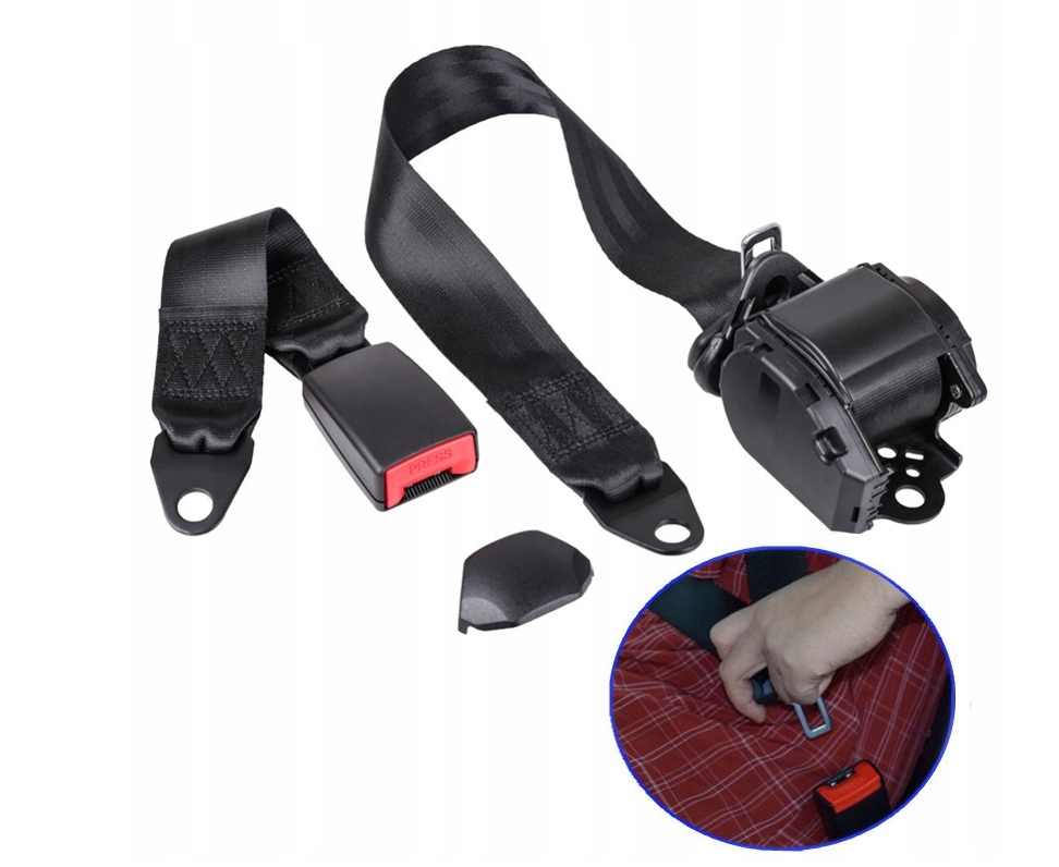 PAS BEZPIECZEŃSTWA 3 PUNKTOWY BLOKADA I KLAMRA Producent części inny