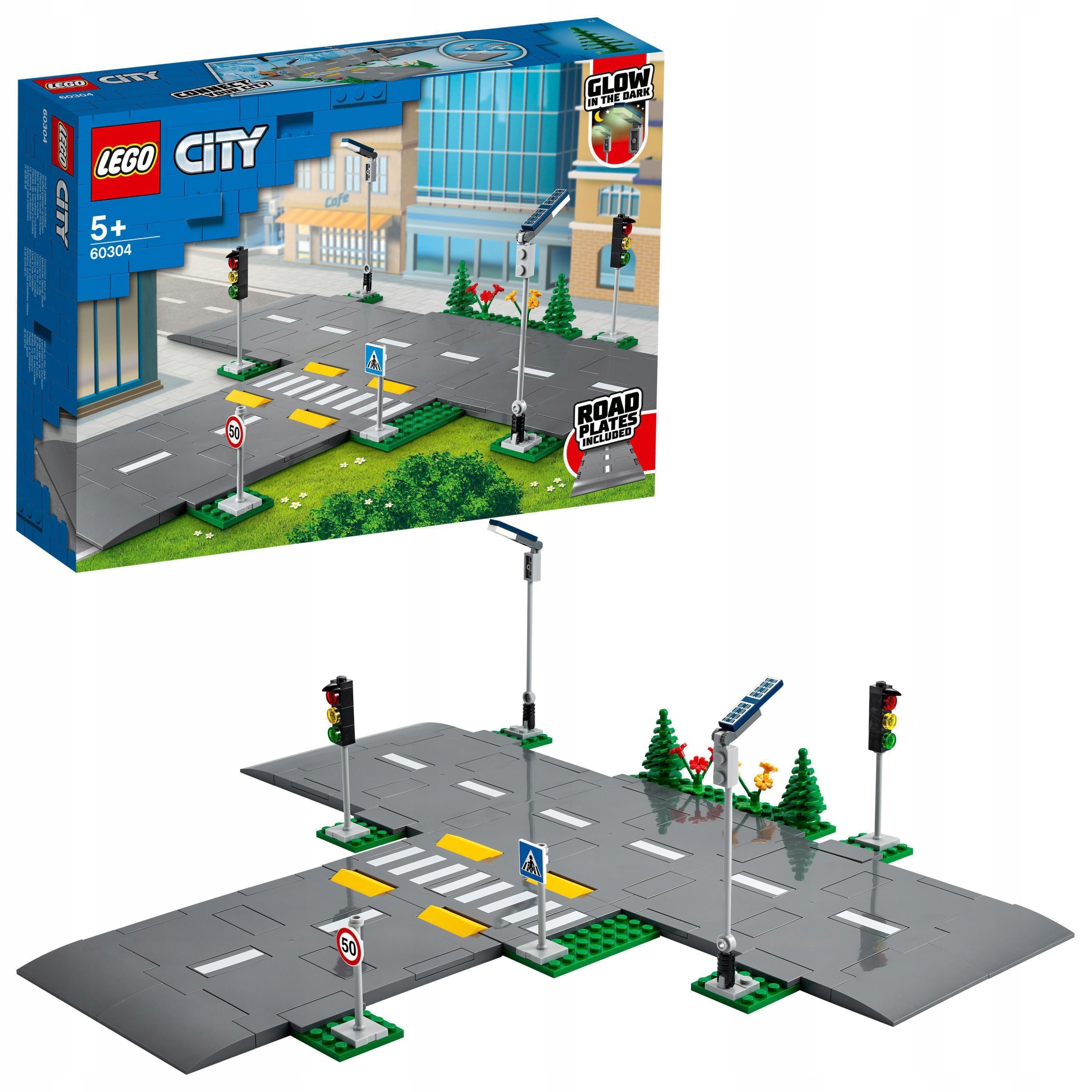 Lego City 60304 Silniční desky Ulice Rozšiřující sada Stavebnice