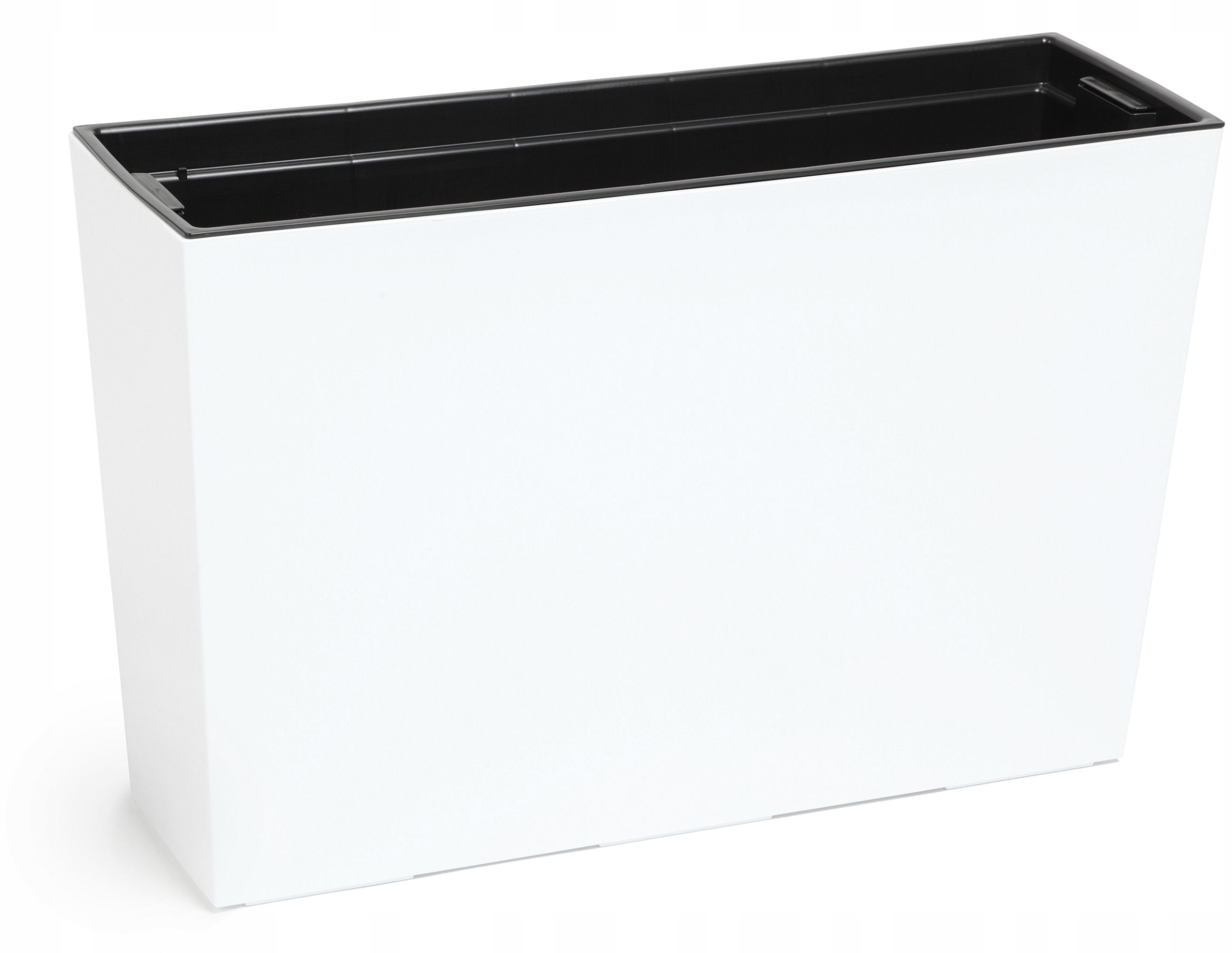 Kwietnik Werbena Lamela Biały lakierowany + wkład