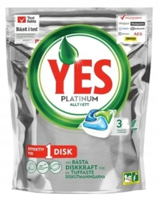 

Fairy Yes Dreft kapsułki do zmywarki 3szt Platinum