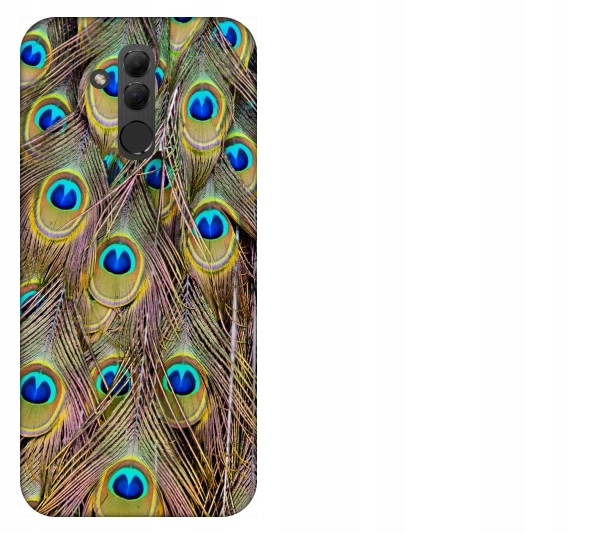 

Etui pokrowiec Huawei Mate 20 Lite Pawie pióra