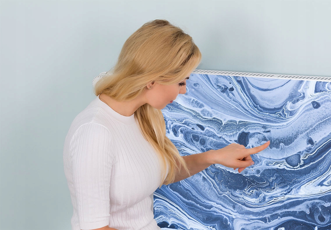 MAGNETYCZNA OSŁONA NA KALORYFER 60x60 MARMUR FOTOTAPETA Grubość materiału 1 mm