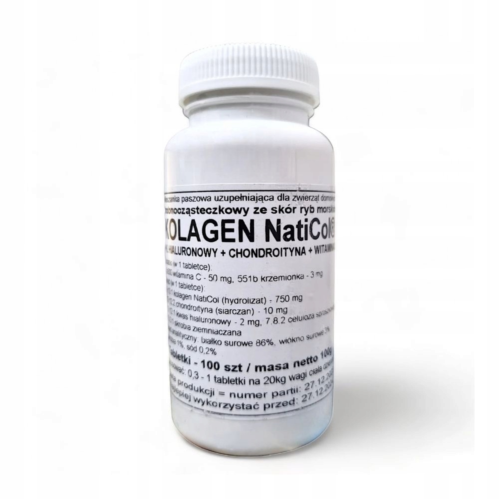 Podkowa Kolagen Rybi NatiCol 100 tab. Zdrowie Stawów