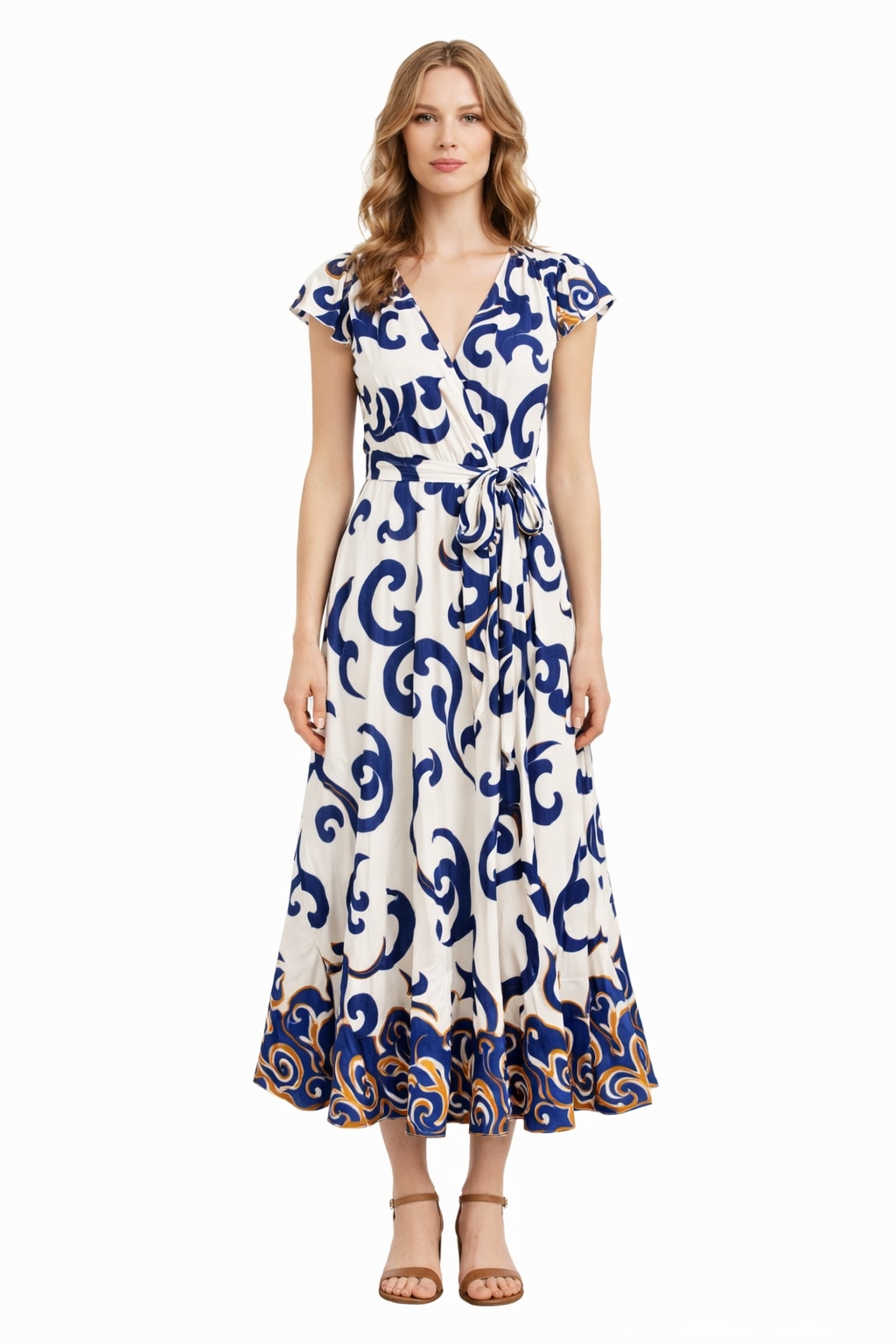 Šaty S Volánky Na Rukávech, Velikost 1I3A