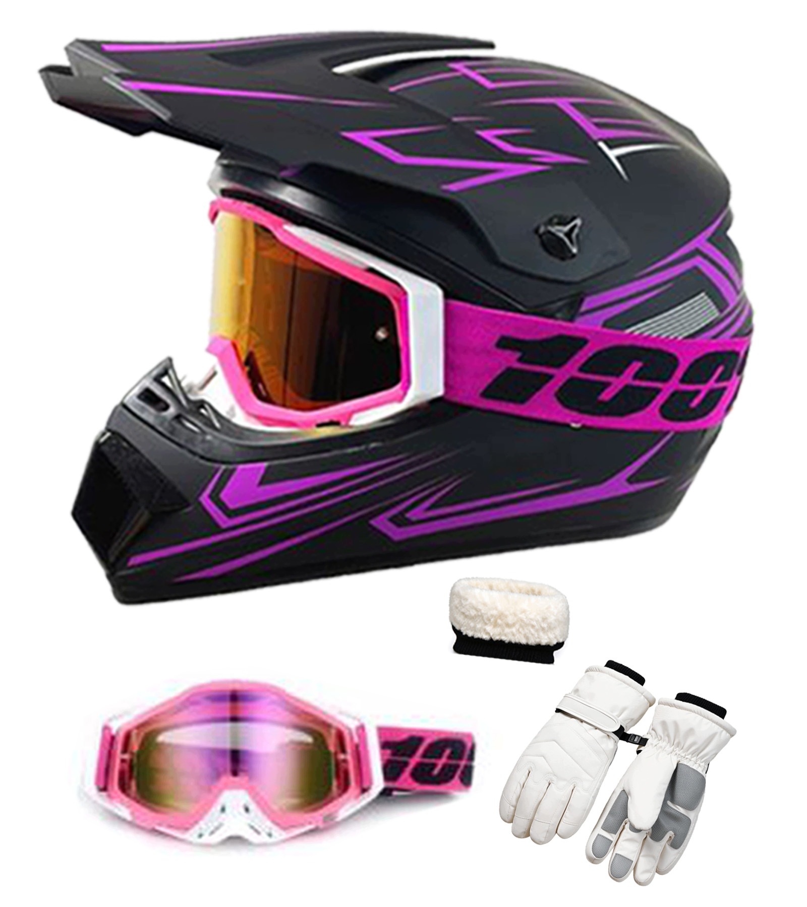 Helma XL Brýle Rukavice L Pro Elektrickou Koloběžku Cross Enduro Quad Bmx