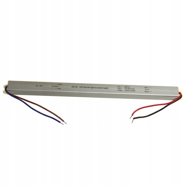 

Zasilacz 24V 48W 2A ultra slim montażowy taśm Led