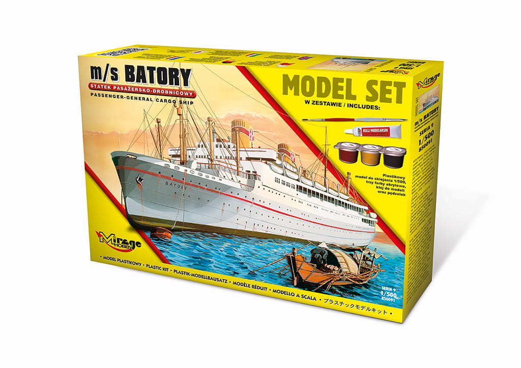 Mirage 850091 1:500 m/s Batory [model Set]