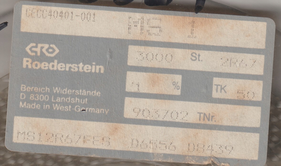 [100szt] 2R67 1% 50ppm rezystor Smd minimelf MS1 Roederstein low noise