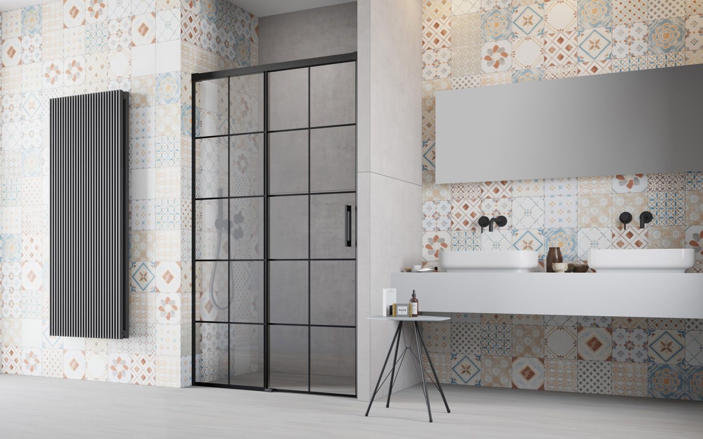 Drzwi RADAWAY Idea Black DWJ Factory 160 LEWE Marka Radaway