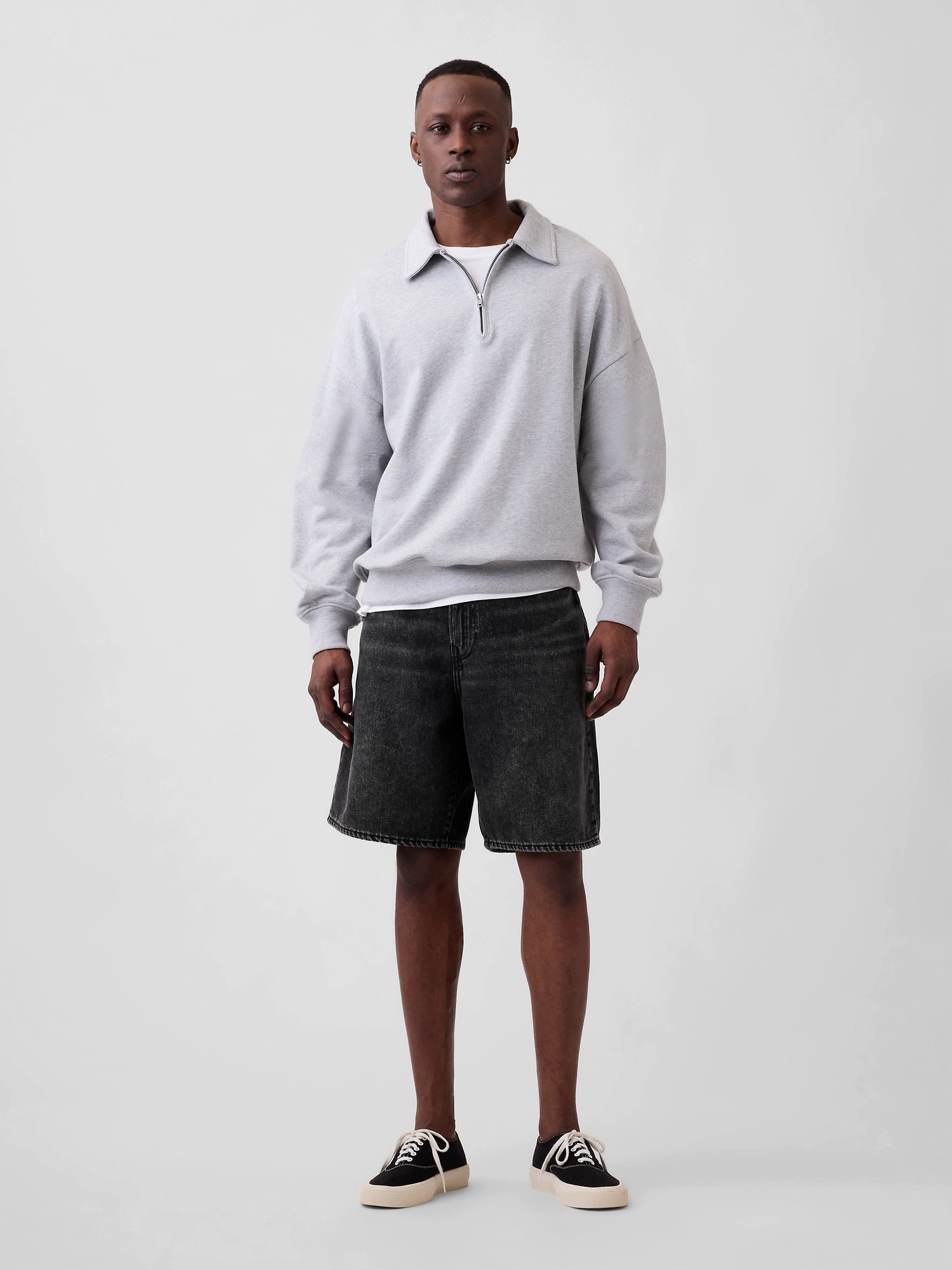 Gap Džínové kraťasy Loose SuperSoft