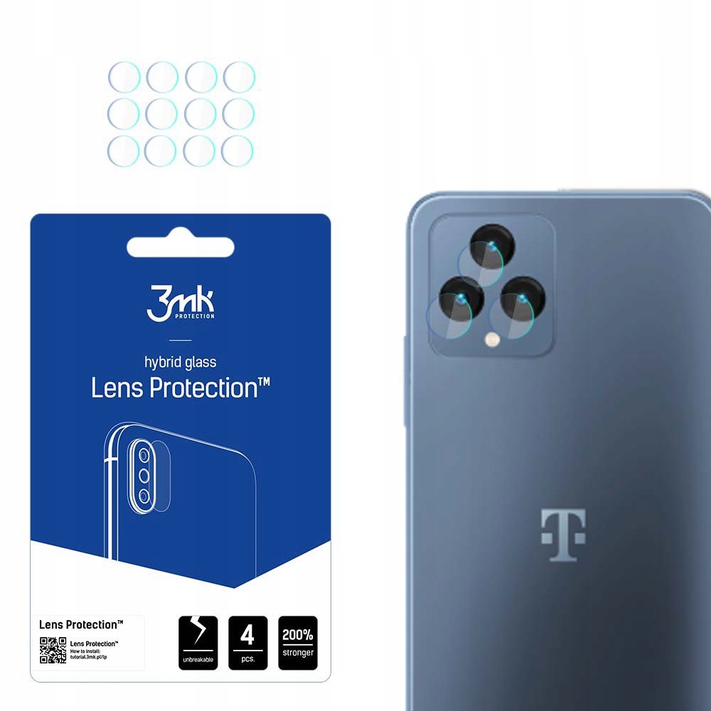 T-mobile T Phone Pro 5G Revvl 6 Pro 5G 3MK Lens Protection Szkło Hybryd